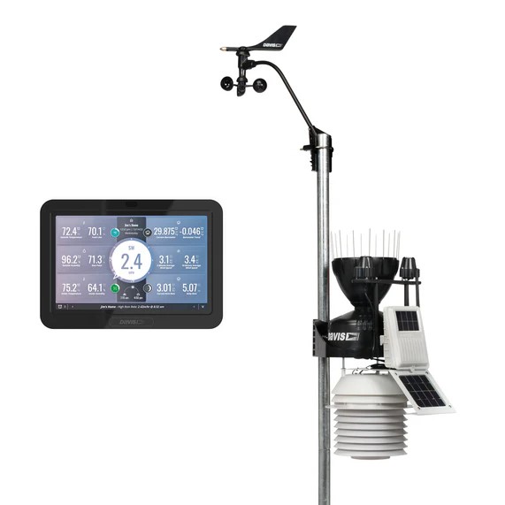 Davis Wireless Vantage Pro2 Plus with 24-Hour Fan Aspirated Radiation Shield and WeatherLink Console, 6263UK